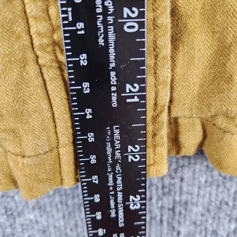 Old Navy Jacket Womens Mustard Brown Utility Field XS Full Zip Drawstring Waist - Picture 9 of 11